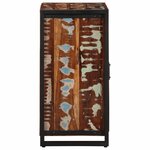 vidaXL Buffet multicolore 55x35x70 cm bois massif récupération