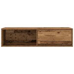 vidaXL Meuble TV vieux bois 100x31x25 5 cm bois d'ingénierie