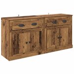 vidaXL Buffets 2 Pièces Bois Ancien 70 x 35 5 x 67 5 cm Bois d'ingénierie