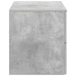 vidaXL Meuble de Salle de Bain Suspendu Gris béton 62 5 x 44 5 x 50 cm