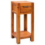 vidaXL Table d'appoint Bois d'acacia massif 30 x 30 x 70 cm