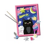CreArt Peinture au numero Chat noir