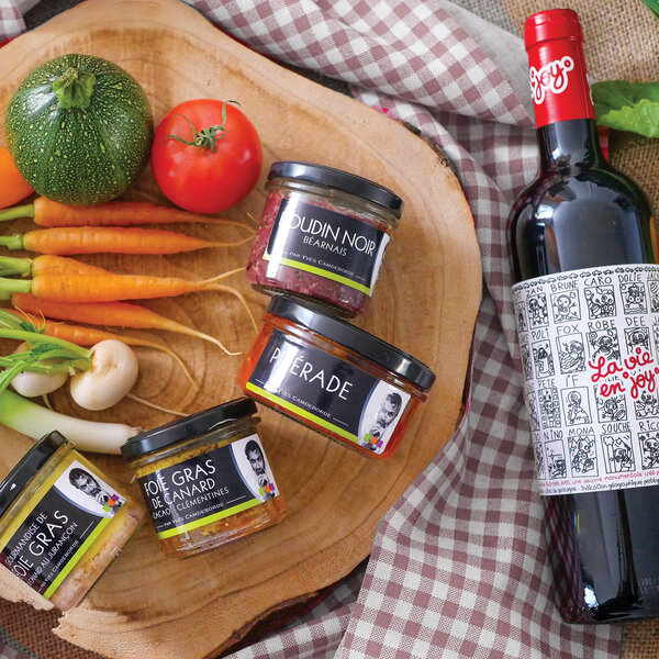 SMARTBOX - Coffret Cadeau - Coffret Camdeborde : assortiment avec foie gras, vin et autres produits gourmets