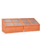 vidaXL Serre Bois 180x57x62 cm
