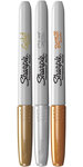 SHARPIE 3 Marqueurs Metallic  Or Argent Bronze  sous Blister