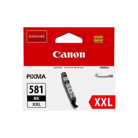 Cartouche jet d'encre 581xxl noir très grande capacité (11ml) pour imprimante jet d'enc... Canon