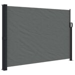 vidaXL Store latéral rétractable Anthracite 140 x 600 cm