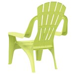 vidaXL Chaises de jardin pour enfants lot de 2 vert 37x34x44 cm PP