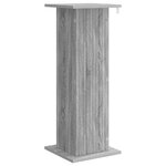 vidaXL Support de Plante Sonoma gris 30 5 x 30 x 80 5 cm