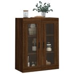 vidaXL Armoire murale chêne marron 69 5x34x90 cm