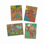 Djeco DJ09726 - Cartes à gratter - Le règne des dinosaures