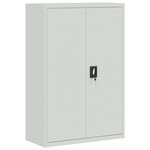 vidaXL Classeur gris clair 90x40x180 cm acier