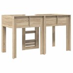 vidaXL Lit Superposé pour Enfants Chêne Sonoma 75 x 190 cm
