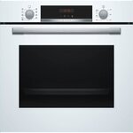 Bosch hba573bv0 - four électrique encastrable - air pulsé 3d+ - 71l - pyrolyse - a - blanc