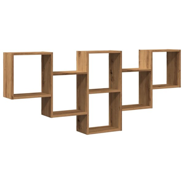 vidaXL Étagère murale chêne artisanal 159x18x66 cm bois d'ingénierie