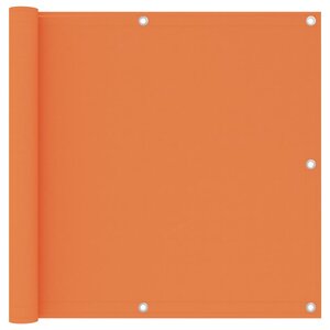 vidaXL Écran de balcon Orange 90x300 cm Tissu Oxford