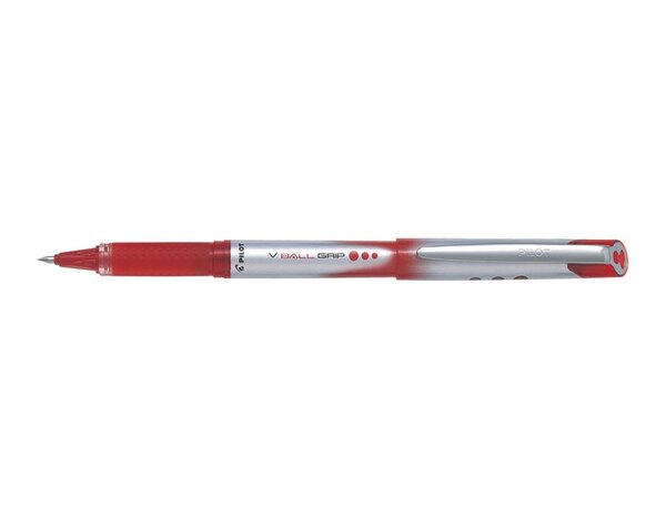 Stylo roller V-Ball Grip 07 encre liquide Pointe Moyenne Rouge PILOT