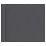 vidaXL Écran de balcon 90 x 200 cm Oxford alu enduit de PU
