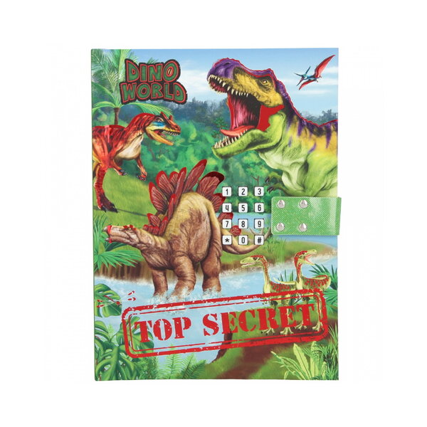 Journal Intime Musical Garçon - Code Secret - Dino World