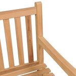 vidaXL Banc de jardin avec coussin vert vif 175 cm Bois de teck massif