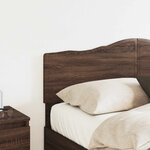 vidaXL Tête de lit Chêne brun 140 cm Bois d'ingénierie