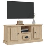 vidaXL Meuble TV chêne sonoma 100x35 5x45 cm bois d'ingénierie