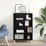 vidaXL Buffet Chêne noir 57 x 35 x 89 5 cm Bois d'ingénierie