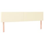 vidaXL Cadre de lit sans matelas crème 120x190 cm similicuir