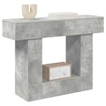 vidaXL Gris Béton 101 x 30 x 74 cm