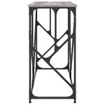 vidaXL Table console sonoma gris 100x40x80 cm bois d'ingénierie