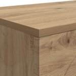 vidaXL Table basse Chêne artisanal 102 x 35 x 75 cm Bois d'ingénierie
