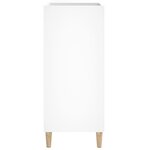 vidaXL Armoire à disques blanc 84 5x38x89 cm bois d'ingénierie