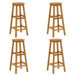 vidaXL Ensemble de bar de jardin 5 Pièces Bois d'acacia solide