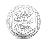 Monnaie 100€ argent chute du mur de berlin 2019