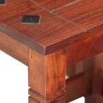 vidaXL Tables gigognes 3 Pièces Bois d'acacia massif