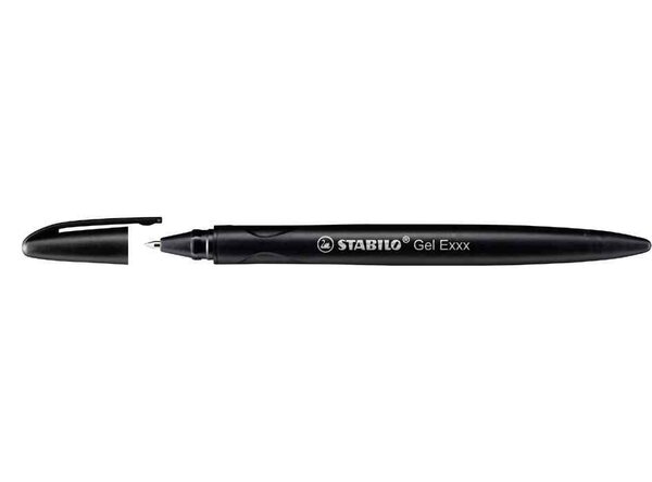 Stylos roller gel Exxx, noir STABILO