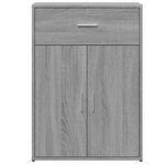 vidaXL Buffets 2 Pièces sonoma gris 60x30x84 cm bois d'ingénierie