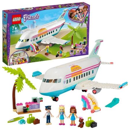 Lego friends 41429 l'avion de heartlake city avec 3 mini poupées jouet pour  enfant de 7ans et + fille et garçon - La Poste
