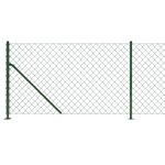 vidaXL Clôture à mailles losangées avec bride vert 1 1x25 m