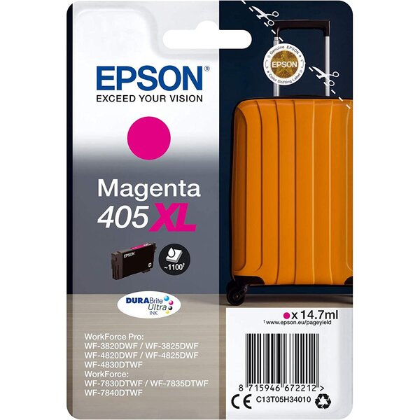 Cartouche d'encre 405XL C13T05H34010 Magenta EPSON