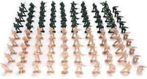 Ensemble Soldats Militaire Figurine De 100 Pièces