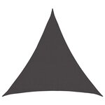 vidaXL Voile d'ombre 2 x 2 x 2 m HDPE Triangulaire Anthracite
