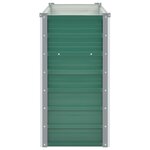 vidaXL Lit surélevé de jardin Acier galvanisé 160x40x77 cm Vert
