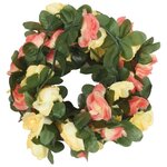 vidaXL Guirlandes de fleurs de Noël 6 Pièces rouge vif 250 cm