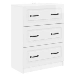 vidaXL Armoire à tiroirs 66 x 34 5 x 87 cm Bois d'ingénierie