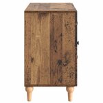 vidaXL Meuble TV Bois ancien 89 x 34 5 x 60 cm Bois d'ingénierie