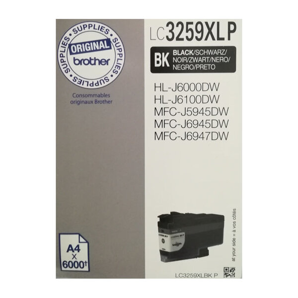 Brother lc3259xlpbk cartouche dencre no lc3259xlpbk cartouche dencre noire haute capacite de 6 000 pages