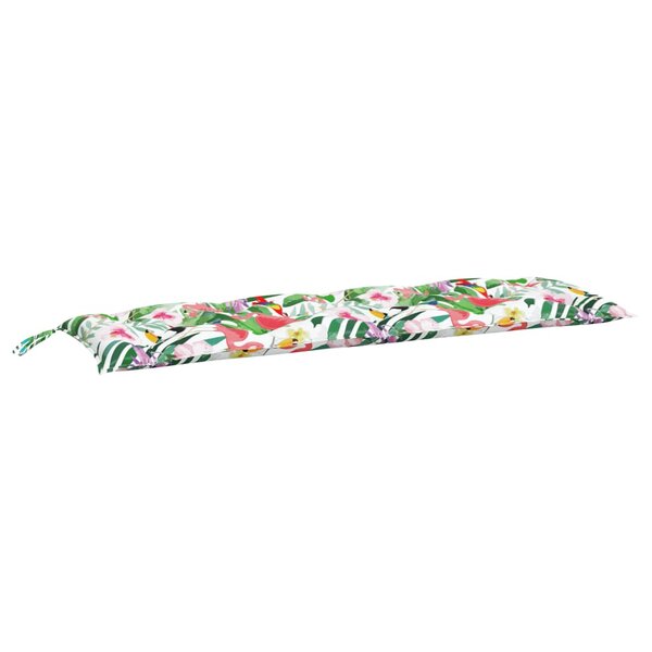 vidaXL Coussin de banc de jardin multicolore 150x50x7 cm tissu oxford