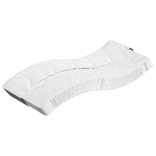 vidaXL Matelas à ressorts ensachés moyen 90x220 cm