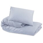 vidaXL Ensemble de housse de couette Gris 200x200 cm Coton